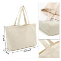 Wholesale Shopping Bags Reusable Cotton Grocery Shopping Bags With Bottom Gusset For DIY Crafts Gift Bag